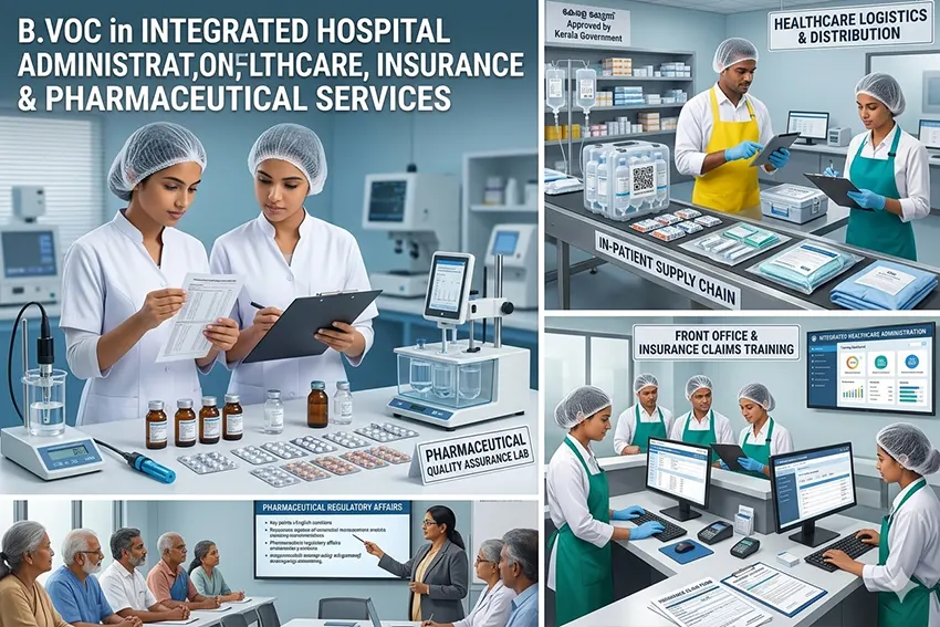 B.Voc in Integrated Hospital Administration, Healthcare,Insurance & Pharmaceutical Services